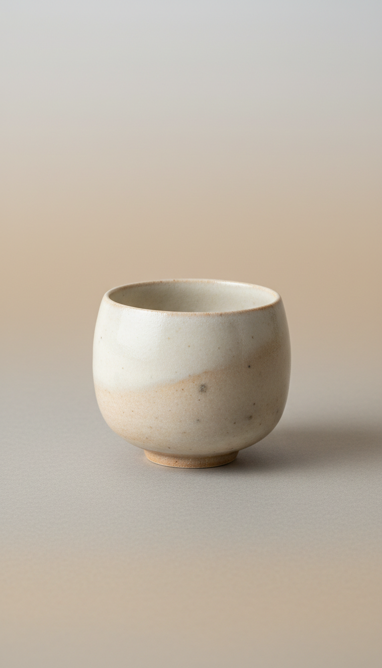 Porcelain guinomi sake cup