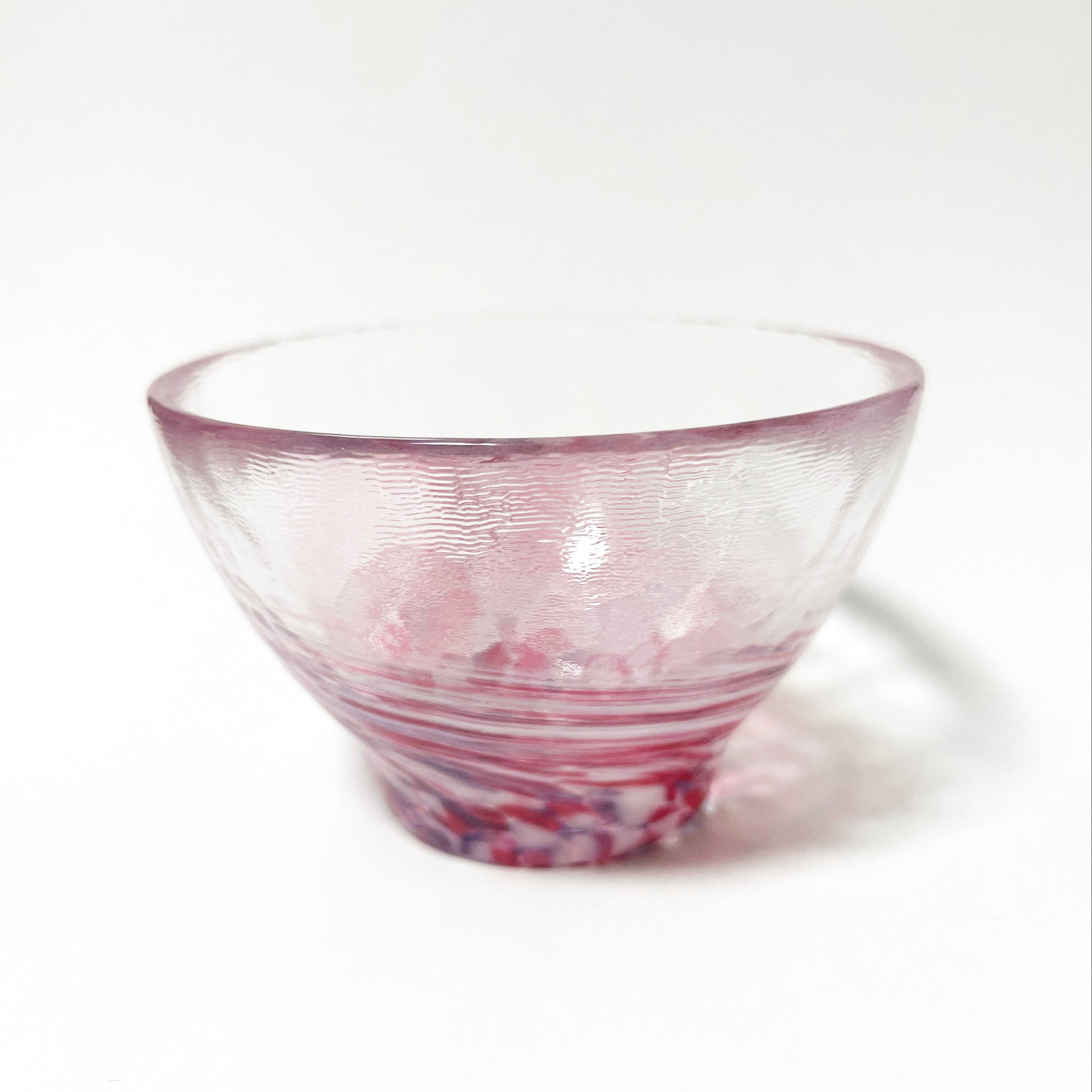 Tsugaru Vidro Sake Cup - Pink (Reference Only)
