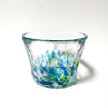 Tsugaru Vidro Sake Cup - Blue (Reference Only)